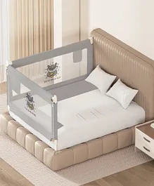 Kids Station Premium Bed Rail for Baby Safety
                      (6ft x 6ft / 180cm x 180cm), Adjustable Height
                      Foldable Safety Guard for Baby Proofing King Size
                      Bed (6
