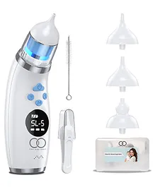 ONE AND ONLY Electric Nasal Aspirator for
                      Babies & Newborns | 5 Suction Levels,
                      Rechargeable with Soft Silicone Nozzles