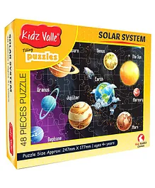 Kidz Valle Solar System Jigsaw Puzzle Set Multicolour - 48 Pieces