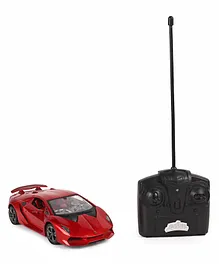 Mitashi Dash Die Cast Lamborghini Sesto Elemento Remote Control Model Car - Red