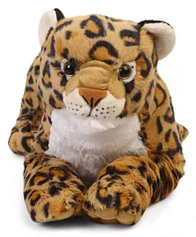 Wild Republic Leopard Soft Toy Brown - Height 58.5 cm