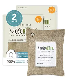 Moso Natural Air Purifying Bag Pack of 2 - Covers Up to 90 Square Feet