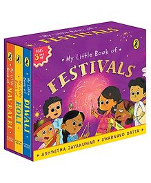 My Little Book of Festivals Board Book Box Set by Ashwitha Jayakumar & Swarnavo Datta Pack of 3 - English