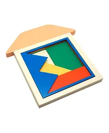 Skola Toys Wooden House of Patterns - Multicolour