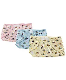 Tinycare Waterproof Nappy Printed Extra Large Set of 3 (Color May Vary)
