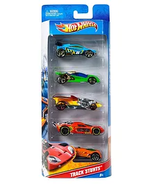 Hotwheels 5 Diecast Free Whell Toy Car Pack of 5 - (Colours & Designs May Vary)