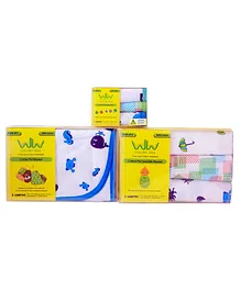 Wonder Wee Exclusive Blanket Combo Pack of 7 - Multicolour