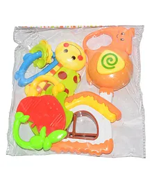 Vibgyor Vibes Rattle Set Pack of 5 - (Color may vary) 