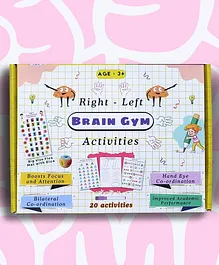EDUSTAR Brain Gym Kit - Boost Focus & Memory Through Movement -Multicolor