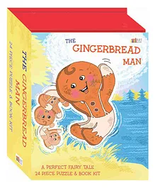 The Gingerbread Man Puzzle & Book Set - English