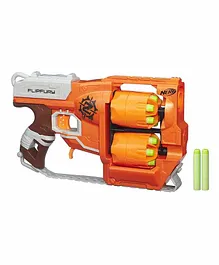 Nerf Zombie Strike FlipFury Gun Toy - Orange
