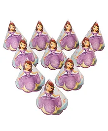 Disney Sofia The First Party Caps Pack of 10 - Multicolour
