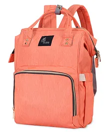 R for Rabbit Caramello Backpack Style Diaper Bag - Light Orange