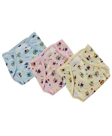 Tinycare Waterproof Nappy Small Set of 3 (Colour May Vary)