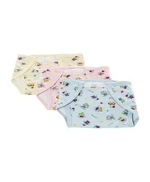 Tinycare Waterproof Nappy Medium Set Of 3 (Color May Vary)