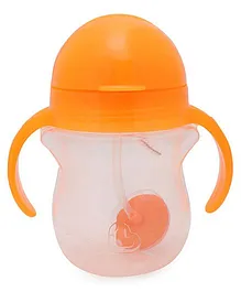 Munchkin Any Angle Weighted Straw Cup Orange - 207 ml