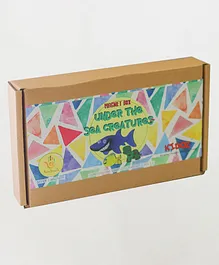 Kidoz Under Sea Creatures Magnets Pack of 3 Magnets - Multicolour