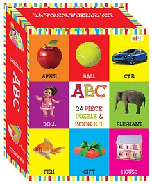Art Factory Puzzle & Book Kit Multicolour - Pack of 24 Pieces