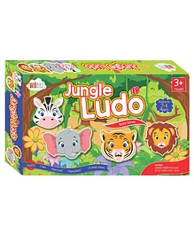 Art Factory Jungle Ludo Board Game - 24 Pieces
