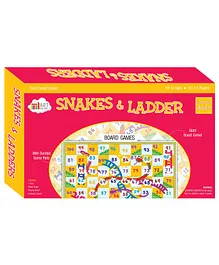 Art Factory Snakes & Ladder Board Game - Multicolour