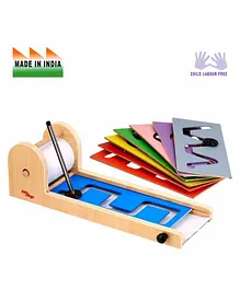 Eduedge Wooden Pattern Writing  Educational Toy - Multicolor