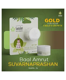 Santulan Baal Amrut Suvarnaprashan Ayurvedic
                      Baby Care Powder with Gold & Saffron for
                      Immunity, Growth & Brain Development - 2 g