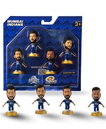 Cricket Icons - Mumbai Indians Collectible Figurine  Pack of 4, IPL Edition, 3