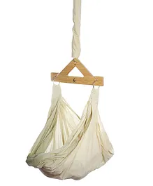 CuddlyCoo Organic Cotton Hammock With Mosquito Net - Beige