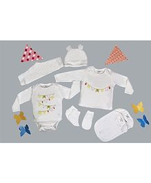 My Milestones Infant Essentials Gift Set FS White - 8 Pieces