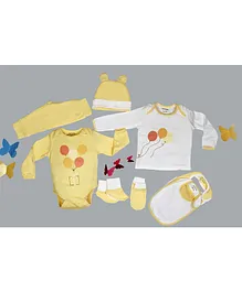 My Milestones Infant Essentials Gift Set FS Yellow - 8 Pieces
