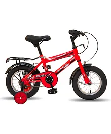 Vaux Plus MTB Bicycle With Training Wheels Red - 12 inches