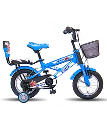 Vaux Bicycle With Trainer Wheels Blue - 12 inches
