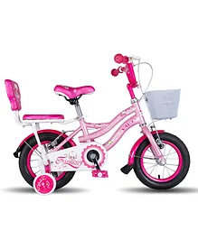 Vaux Princess Bicycle With Training Wheels 12 inches - Pink