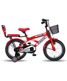 Vaux Bicycle With Trainer Wheels 16 inches - Red