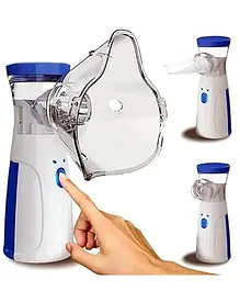 YAMAMA Portable Mesh Nebulizer, Silent &
                      Compact Nebulizer Machine for Adult and Kids,
                      Travel and Household Daily Use, Steam Inhaler
                      Quick Relief, Effective for Cough, Asthma,
                      Bronchitis and Sinusitis