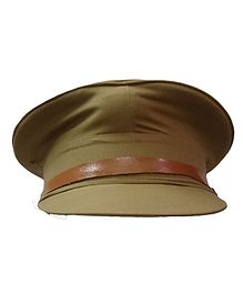 BookMyCostume Police Inspector Cap - Khaki