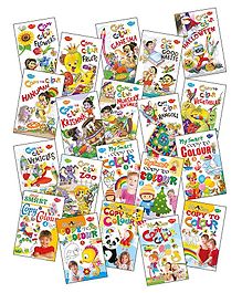 Sawan Colouring Book Set of 20 - English