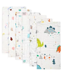 TERI BERI Muslin Burp Cloths 100%
                              Cotton Large 25x50 cm Extra Soft and
                              Absorbent Baby Burping Cloth for Boys
                              Girls - White (Pack of 2)