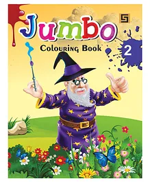 Jumbo Colouring Book Level 2 - English
