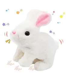 ADKD 17.5 cm Walking Bunny Rabbit Toy
                        Stuffed Animal Toy for Kids & Babies-
                        Multicolor