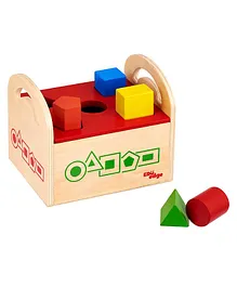 Eduedge Wooden Shape and slots - Multicolour
