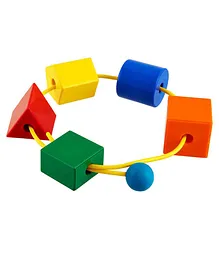Eduedge Toy Shape Beads Educational Toy - Multicolor