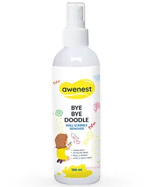 awenest Bye Bye Doodle - Instant Wall
                      Cleaning Spray | Toxin-free | Removes Pencil,
                      Sketch Pen, Crayon, Water Colour and Acrylic Marks
                      | Plant-based