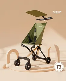 TinyTyke Urban Glide (T3) Lightweight Travel Stroller for Baby | Ultra-Light 4.3 kg Cabin-Friendly | Olive Green
