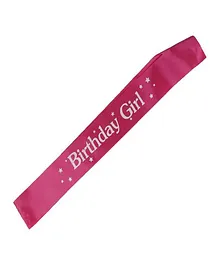 Shopperskart Birthday Girl Sash - Pink