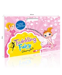 My Big Twinkling Fairy Colouring Pad With Carry Handle And Reference Sticker - English
