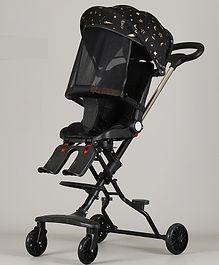 Purple Tots Infant Baby Travel Stroller - Black