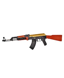 Toyshine High Grade AK47 Simulated BB Bullet Gun Toy - Black Brown