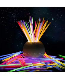 Skylofts Light Up Glow Toy Sticks Multicolour - Pack of 50