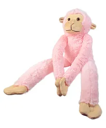 Ultra Hanging Long Monkey Soft Toy Pink - Height 53 cm